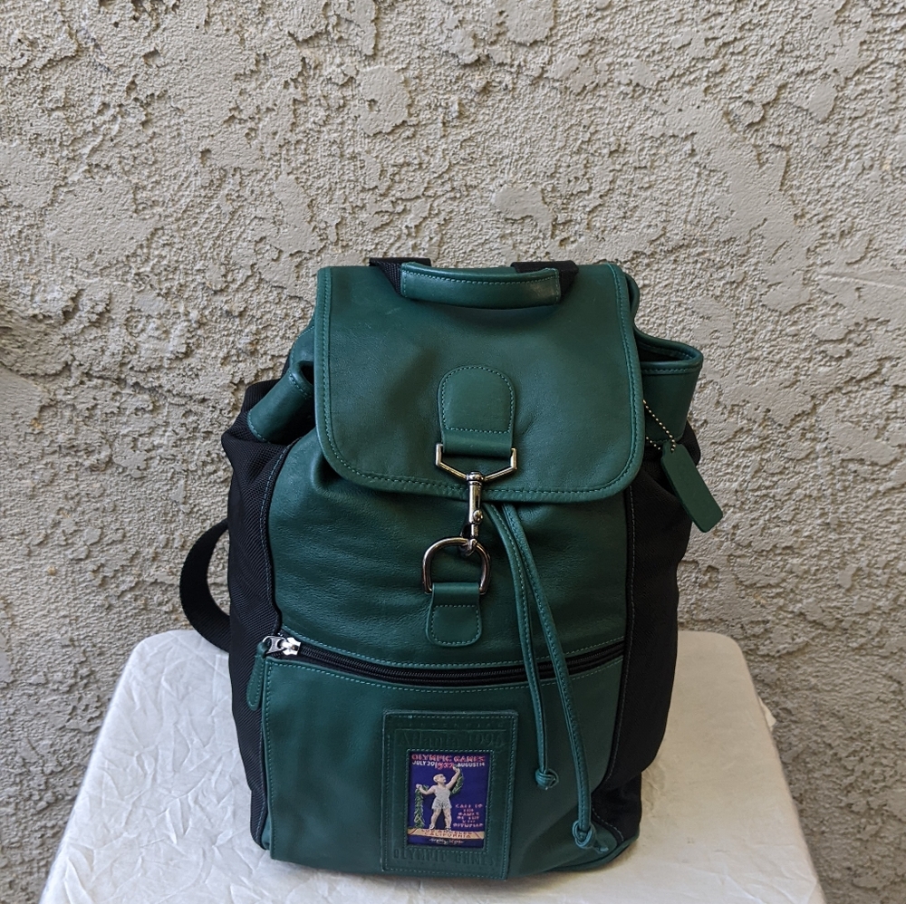 RARE Coach Drawstring Backpack - Picture 4 of 12